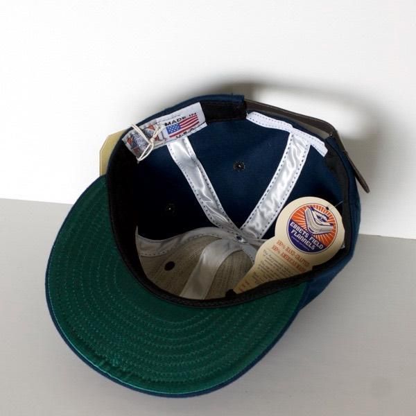 GOWEST × EBBETS FIELD 6PANEL BASEBALL CAP (NAVY)
