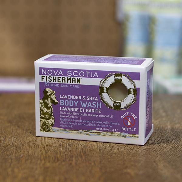 NOVA SCOTIA FISHERMAN BODY WASH BAR Lavender & Shea