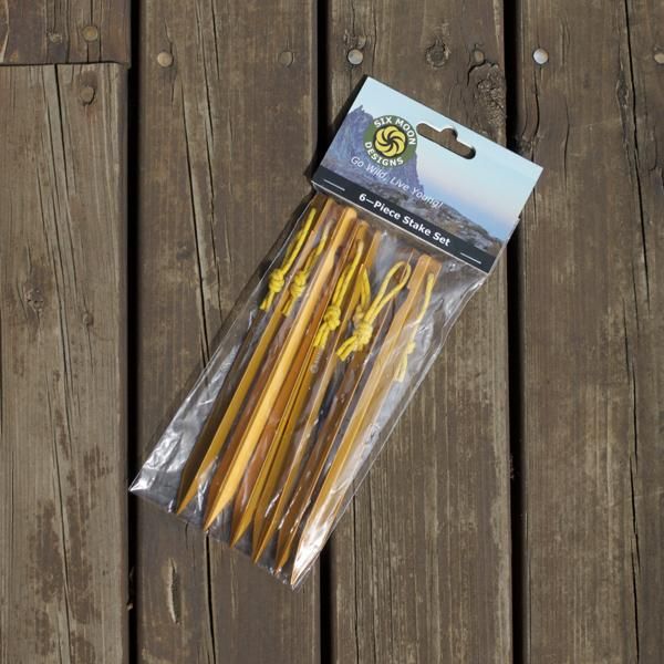 Six Moon Designs 6 Piece Stake Set - Rimba – Rimba Online Store