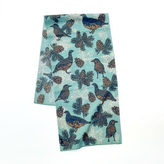 CHAORAS スポーツてぬぐい ライチョウ & ホシガラス