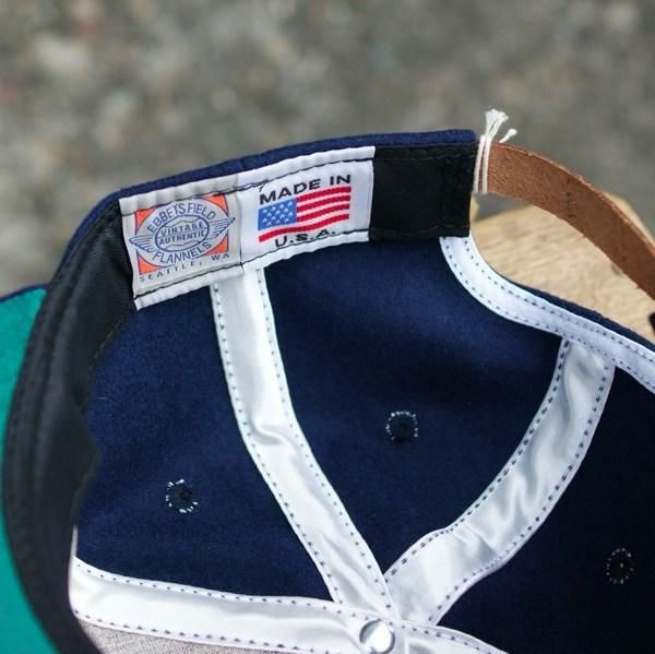 GOWEST × EBBETS FIELD 6PANEL WOOL BASEBALL CAP