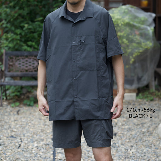 ULSUS Ultra Short Sleeve Shirt BLACK