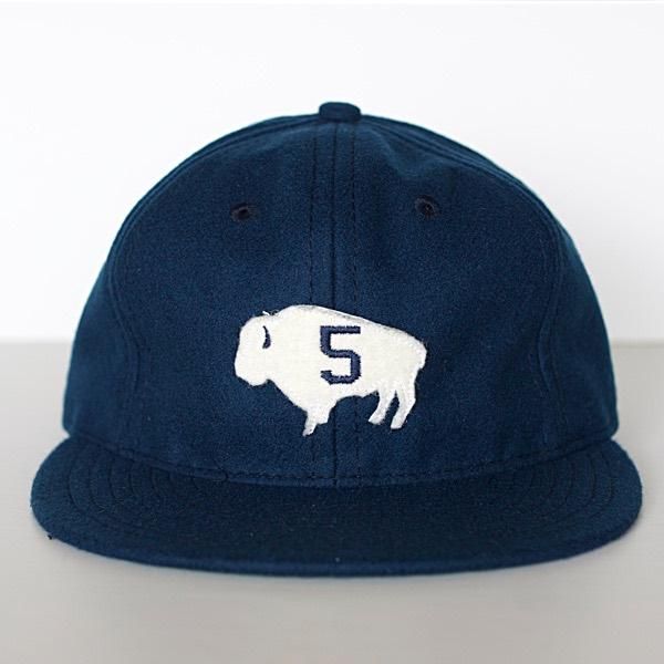 GOWEST × EBBETS FIELD  6PANEL BASEBALL CAP (NAVY)