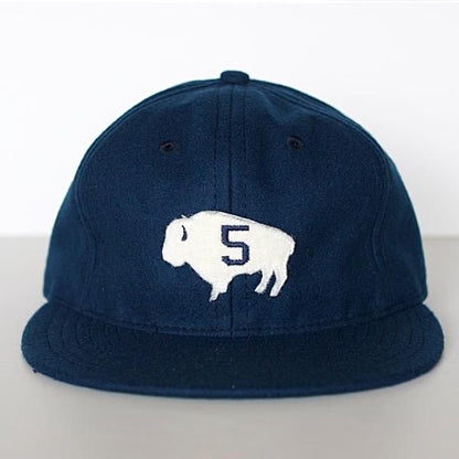 GOWEST × EBBETS FIELD  6PANEL BASEBALL CAP (NAVY)