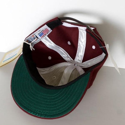 GOWEST × EBBETS FIELD  6PANEL BASEBALL CAP (WINE)