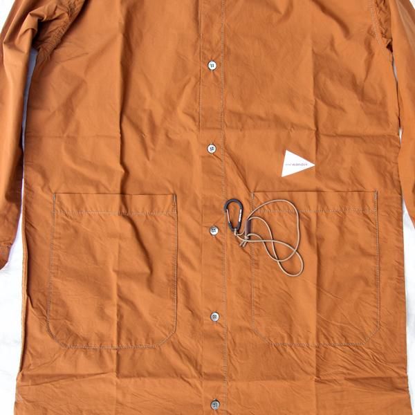 and wander  CORDURA typewriter  long shirt (2018aw)