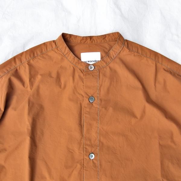 and wander  CORDURA typewriter  long shirt (2018aw)