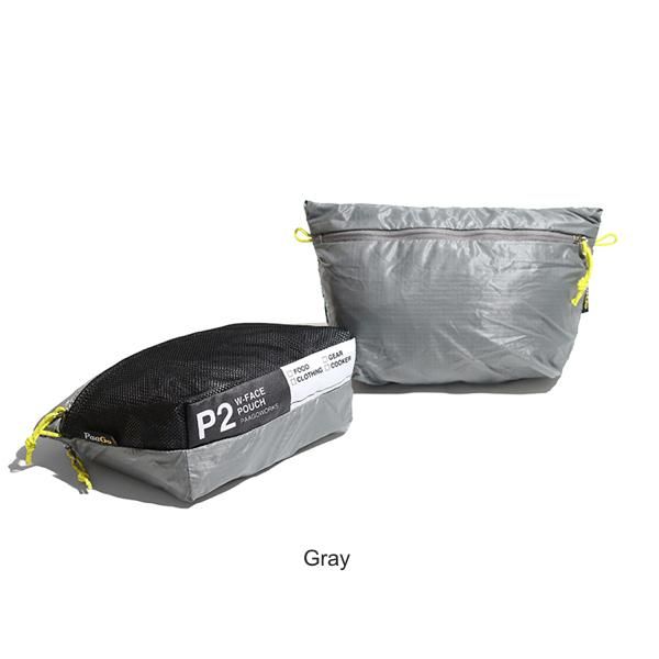 PaaGo WORKS W-FACE Pouch 2 Gray