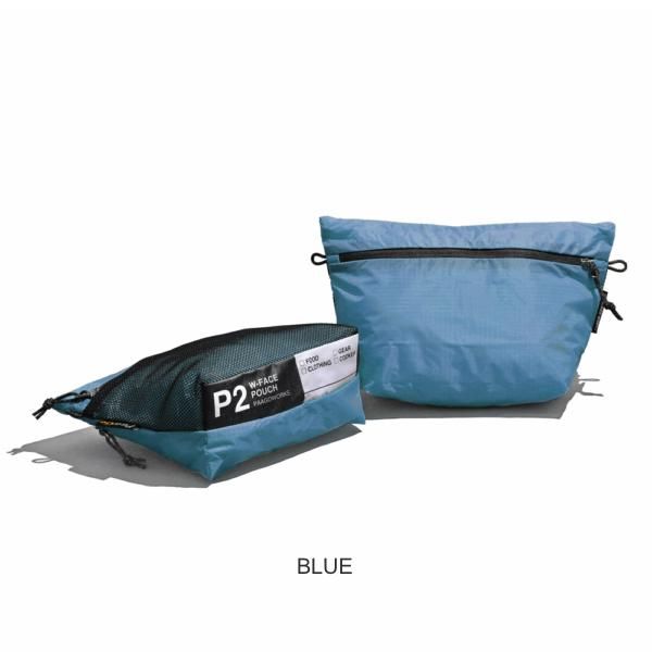 PaaGo WORKS W-FACE Pouch 2 Blue