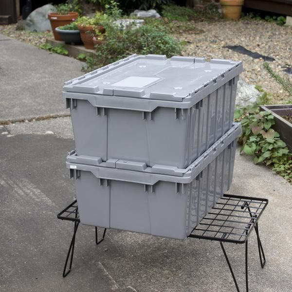 AKRO-MILS  フラップコンテナ  8.5ガロン