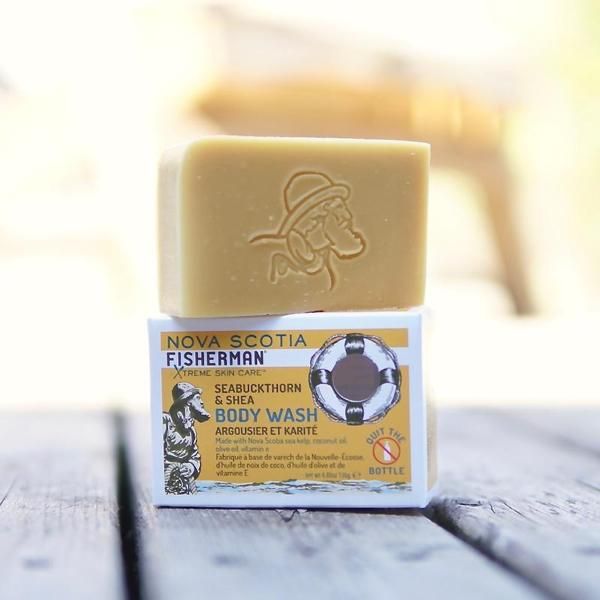 NOVA SCOTIA FISHERMAN  BODY WASH BAR  Seabuckthorn and Shea
