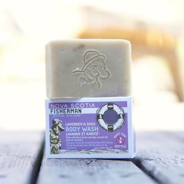 NOVA SCOTIA FISHERMAN  BODY WASH BAR  Lavender & Shea