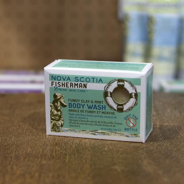 NOVA SCOTIA FISHERMAN  BODY WASH BAR  Fund Clay & Mint