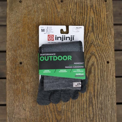 injinji  OUTDOOR Midweight  Mini Crew Nu Wool