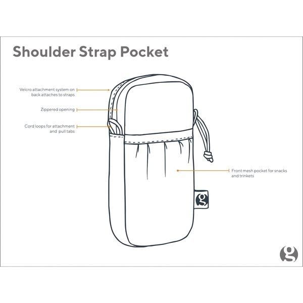 GOSSAMER GEAR  Shoulder Strap Pocket L