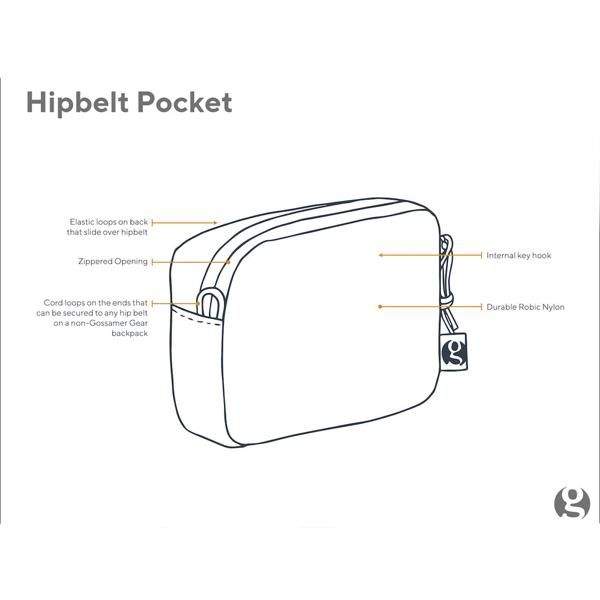 GOSSAMER GEAR  Hipbelt Pocket