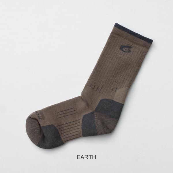 POINT6 37.5 Hiking Essential Medium Crew EARTH