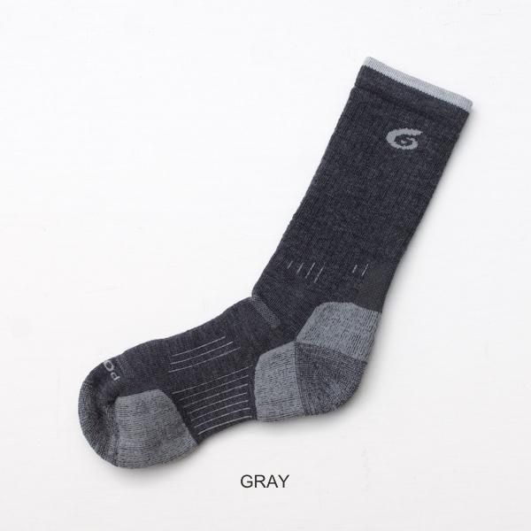 POINT6 37.5 Hiking Essential Medium Crew GRAY