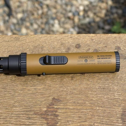AS2OV  Portable Stick Burner  (Black/Camel)