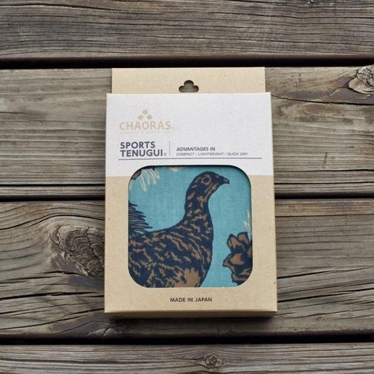 CHAORAS  スポーツてぬぐい  ライチョウ & ホシガラス