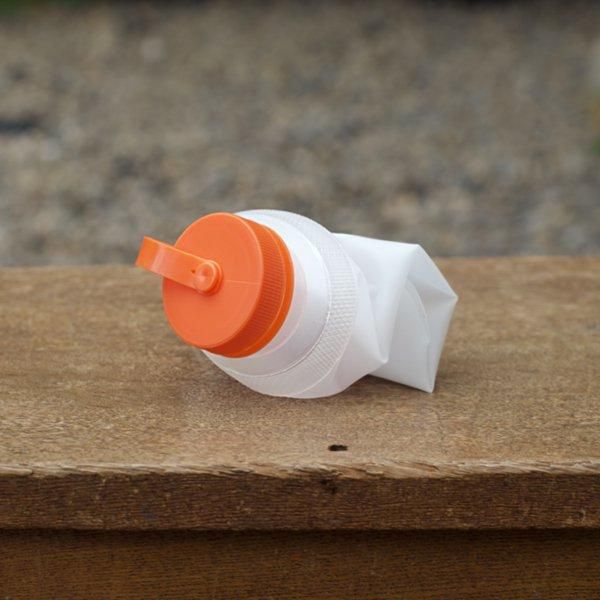 CNOC Hydriam Collapsible Flask 500ml ORANGE 42mm
