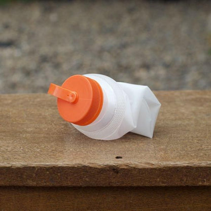 CNOC Hydriam Collapsible Flask 500ml ORANGE 42mm