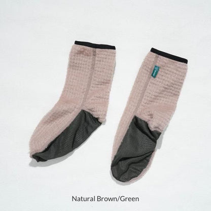 ULSUS Foot Socks Natural Brown/Green