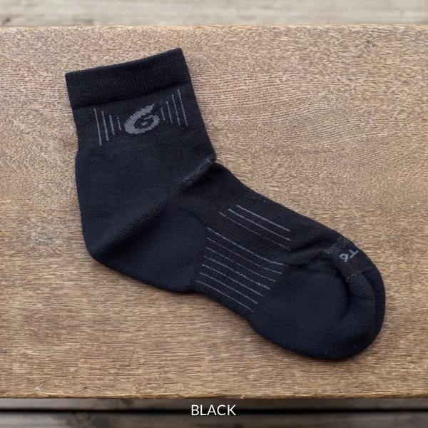 POINT6 Hiking Essential Light Mini Crew BLACK