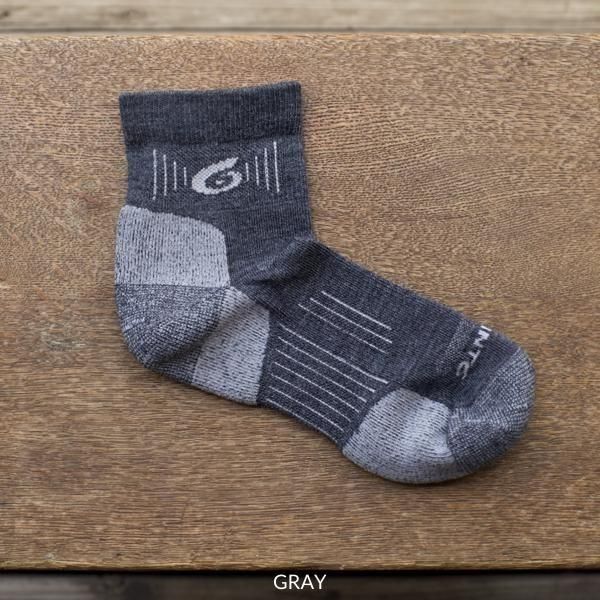 POINT6 Hiking Essential Light Mini Crew GRAY