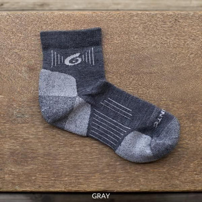 POINT6 Hiking Essential Light Mini Crew GRAY