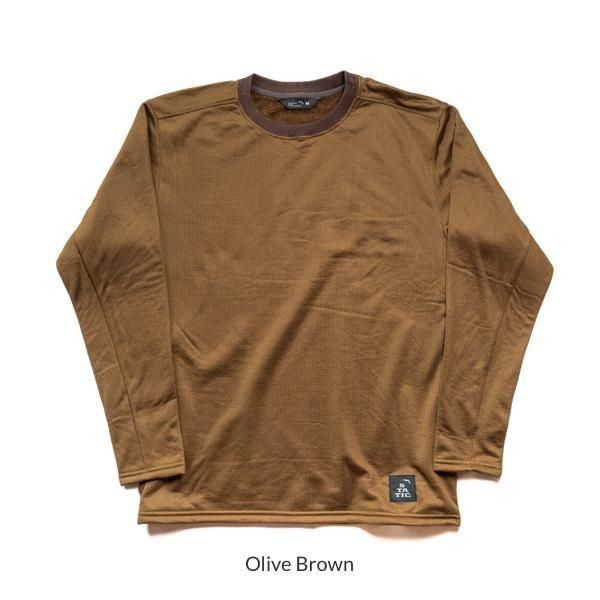 STATIC Adrift Crew Olive Brown
