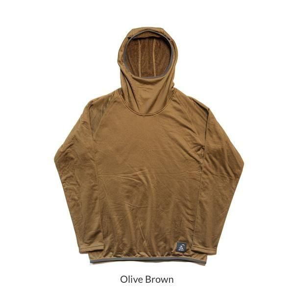 STATIC Adrift P/O Hoody OLIVE BROWN