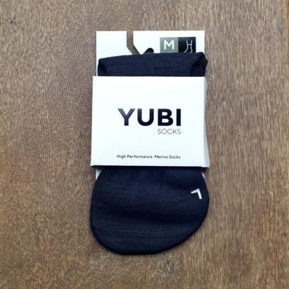YUBI SOCKS Natural Shape Quarter Crew Axio Wool