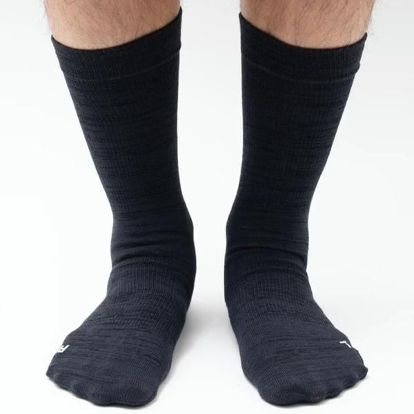 YUBI SOCKS  Natural Shape Crew Axio Wool