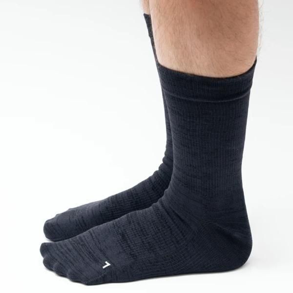 YUBI SOCKS  Natural Shape Crew Axio Wool