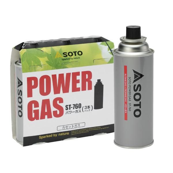 [店頭販売] SOTO  パワーガス 3本パック  ST-7601