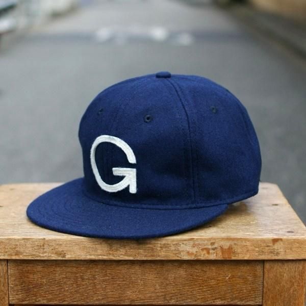 GOWEST × EBBETS FIELD  6PANEL WOOL BASEBALL CAP