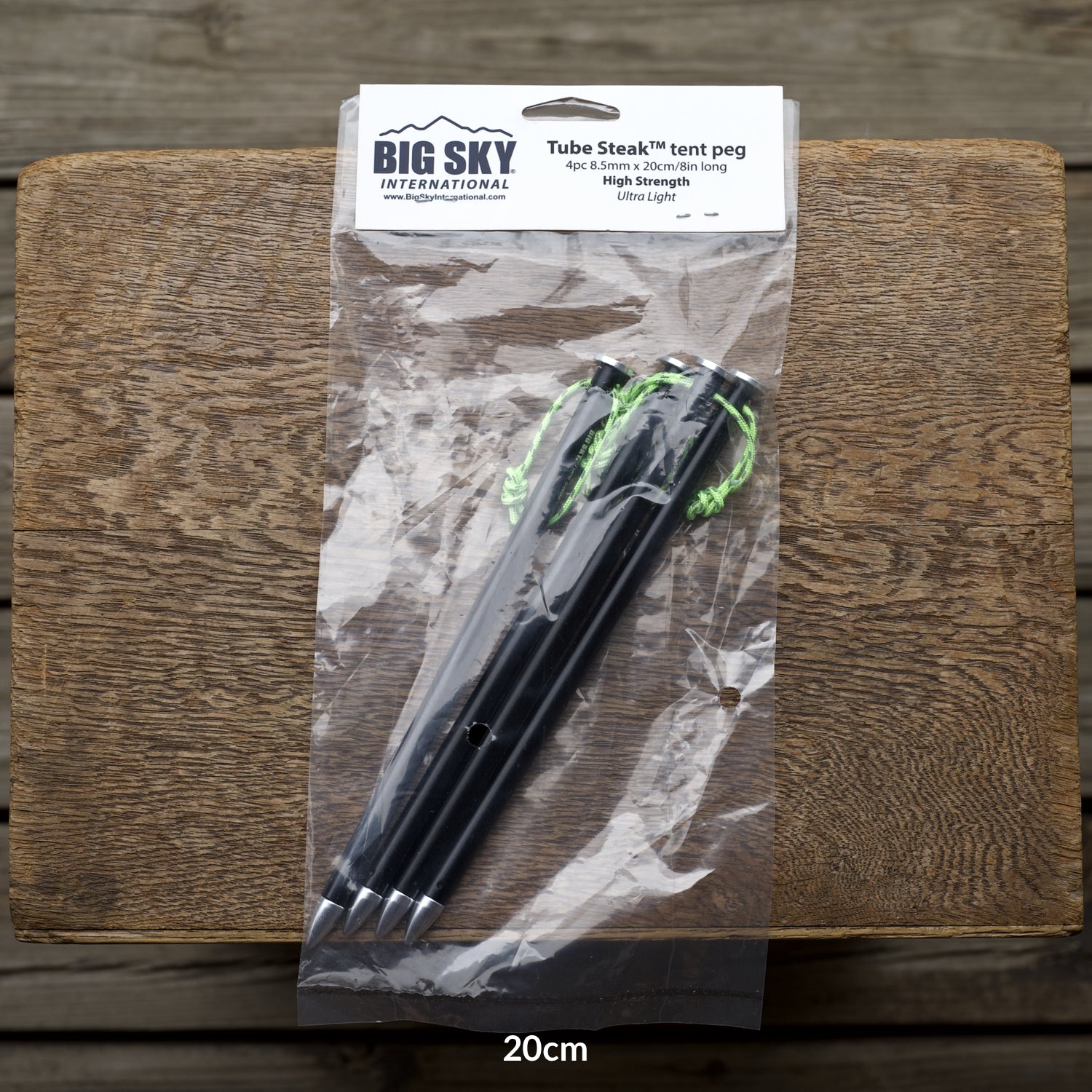 BIG SKY Tube Steak Tent Peg 20cm