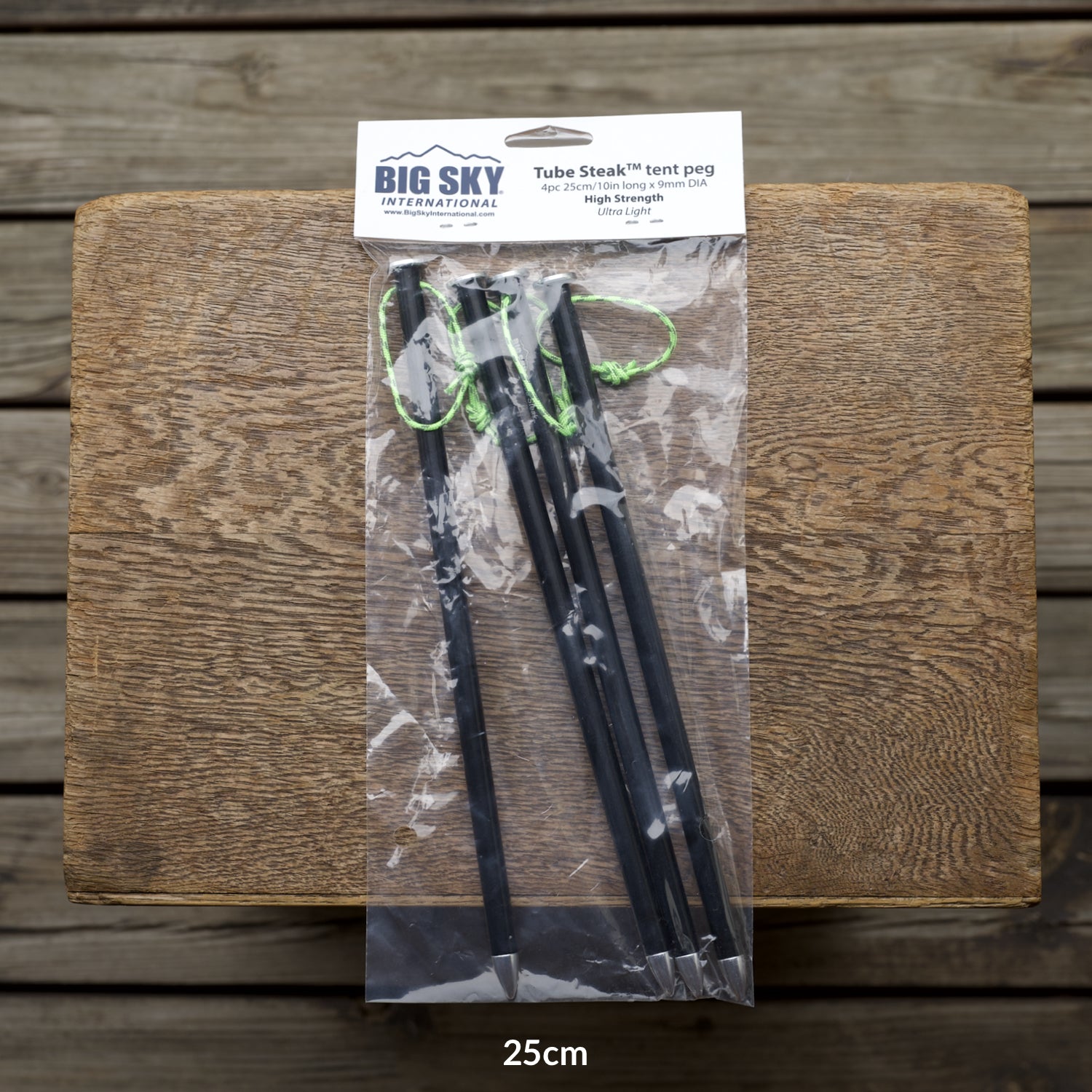 BIG SKY Tube Steak Tent Peg 25cm