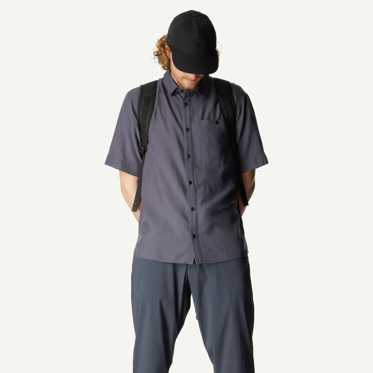 HOUDINI Ms Tree Shortsleeve Shirt Hombre Blue