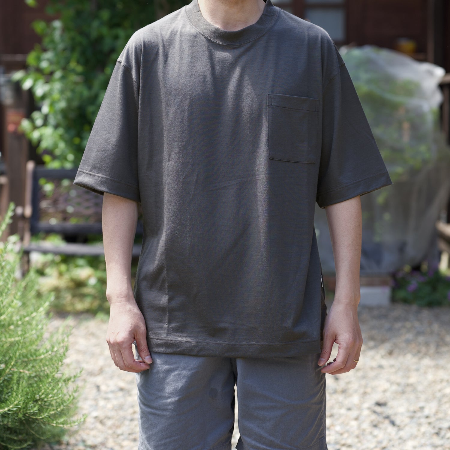 迷迭香　マンネンロウ　ウールワッフルTee シャツ　パンツ　山と道 迷迭香 マンネンロウ ウールワッフルTee シャツ パンツ 山と道 迷迭香