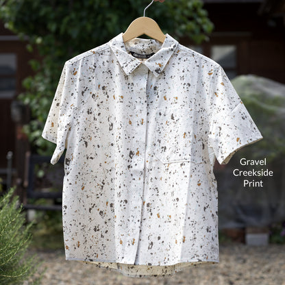 OUTDOOR RESEARCH W’s アストロマン ショートスリーブ サンシャツ Gravel Creekside Print