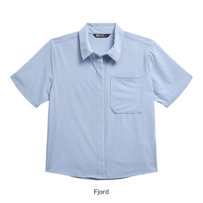 OUTDOOR RESEARCH ウィメンズ アストロマン ショートスリーブ サンシャツ Fjord