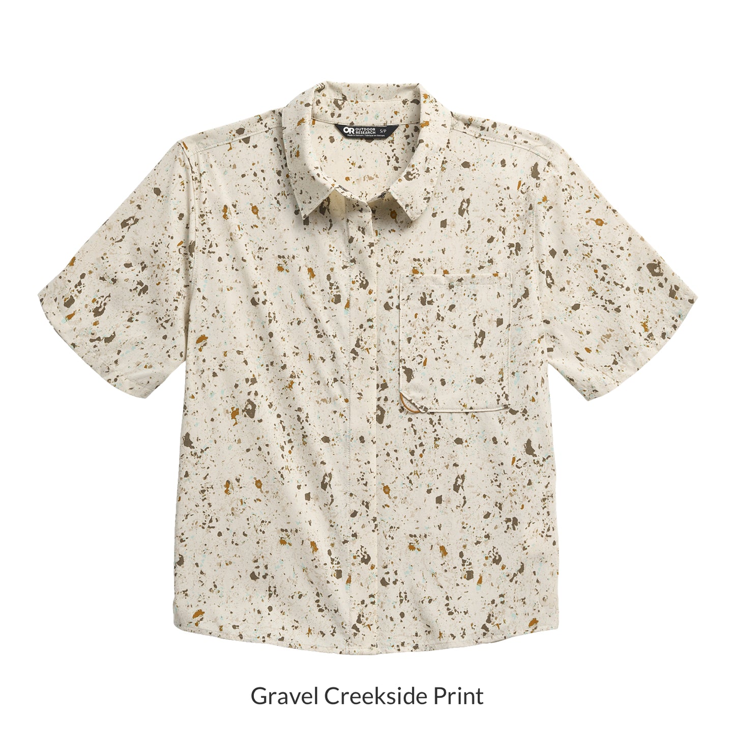 OUTDOOR RESEARCH ウィメンズ アストロマン ショートスリーブ サンシャツ Gravel Creekside Print