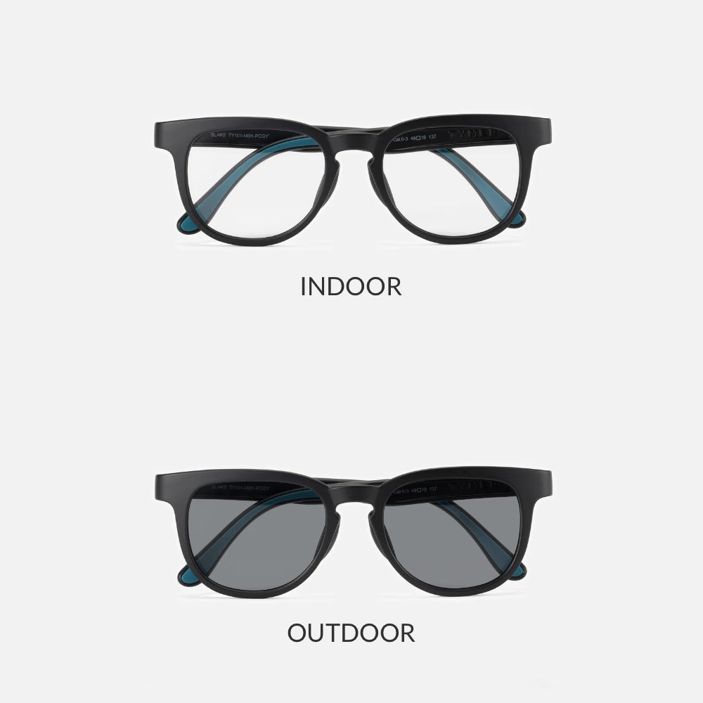 TYMER BLAKE Matt Black/Photochromic Clear to Grey