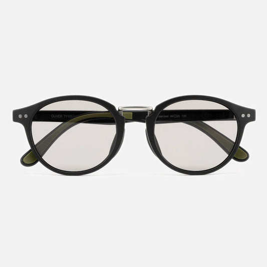 TYMER OLIVER Matte Black / Photochromic Grey Polarized