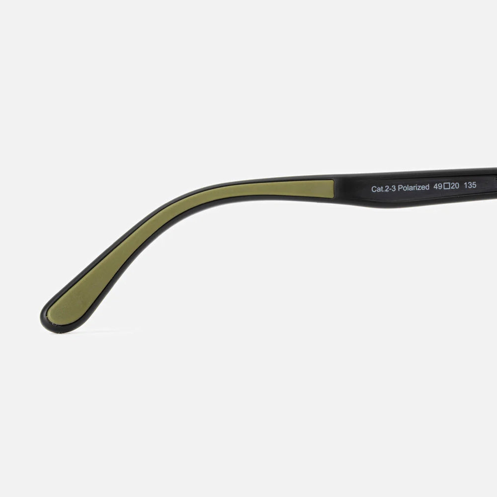 TYMER OLIVER Matte Black / Photochromic Grey Polarized